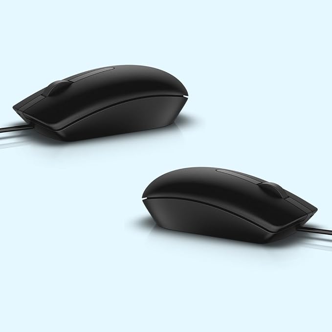 Dell MS116 Wired Optical Mouse | 1000 DPI | USB Wired Mouse