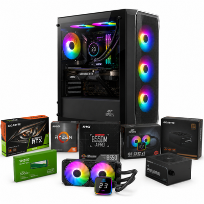 Reboxx Sigma X Ryzen Gaming PC | 6GB RTX 3050 Graphics | AMD Ryzen 5 5600 | DDR4 RAM