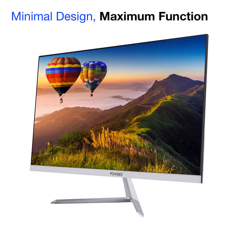 POWERX 21.5” FHD Frameless LED Monitor | IPS Display | 75Hz | HDMI + VGA