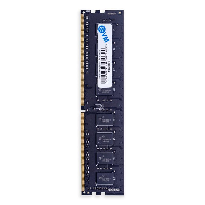 EVM 8GB DDR4 2666MHz Desktop RAM | CL19 | Long-DIMM Memory Module
