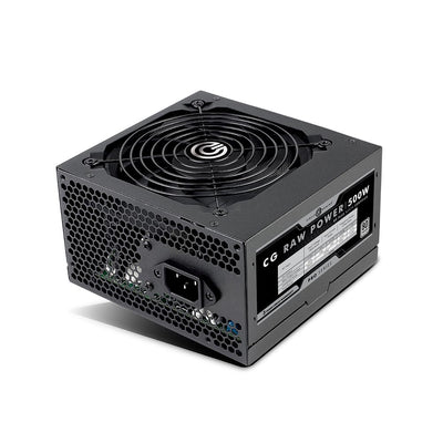 Circle CG RAW Power 500W Power Supply | 80 Plus White Certified | Gaming PSU