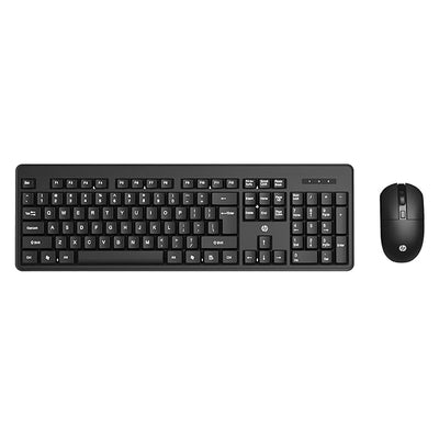 HP KM200 Wireless Keyboard and Mouse Combo | 2.4GHz Wireless | Ergonomic Full-Size Design