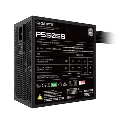 Gigabyte GP-P550SS 550W Power Supply | 80 Plus Silver | ATX 3.0 PSU