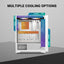 Ant Esports ICE-112 Gaming Cabinet White | Mid Tower ATX Cabinet | 4 Pre-Installed ARGB Fans