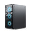 Ant Esports ICE-112 Gaming Cabinet Black | Mid Tower ATX Cabinet | 3 Pre-Installed ARGB Fans