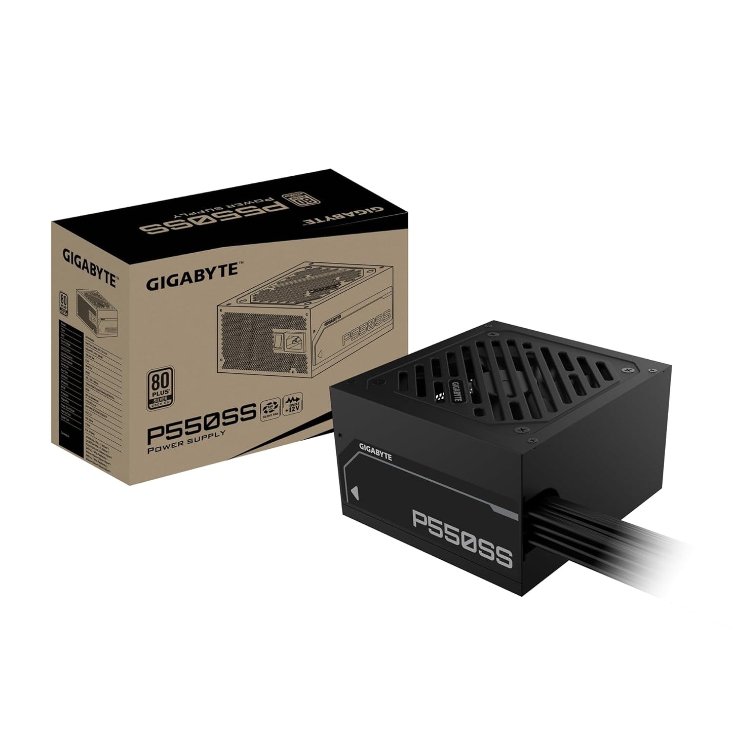 Gigabyte GP-P550SS 550W Power Supply | 80 Plus Silver | ATX 3.0 PSU