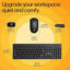 HP KM200 Wireless Keyboard and Mouse Combo | 2.4GHz Wireless | Ergonomic Full-Size Design
