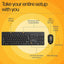 HP KM200 Wireless Keyboard and Mouse Combo | 2.4GHz Wireless | Ergonomic Full-Size Design