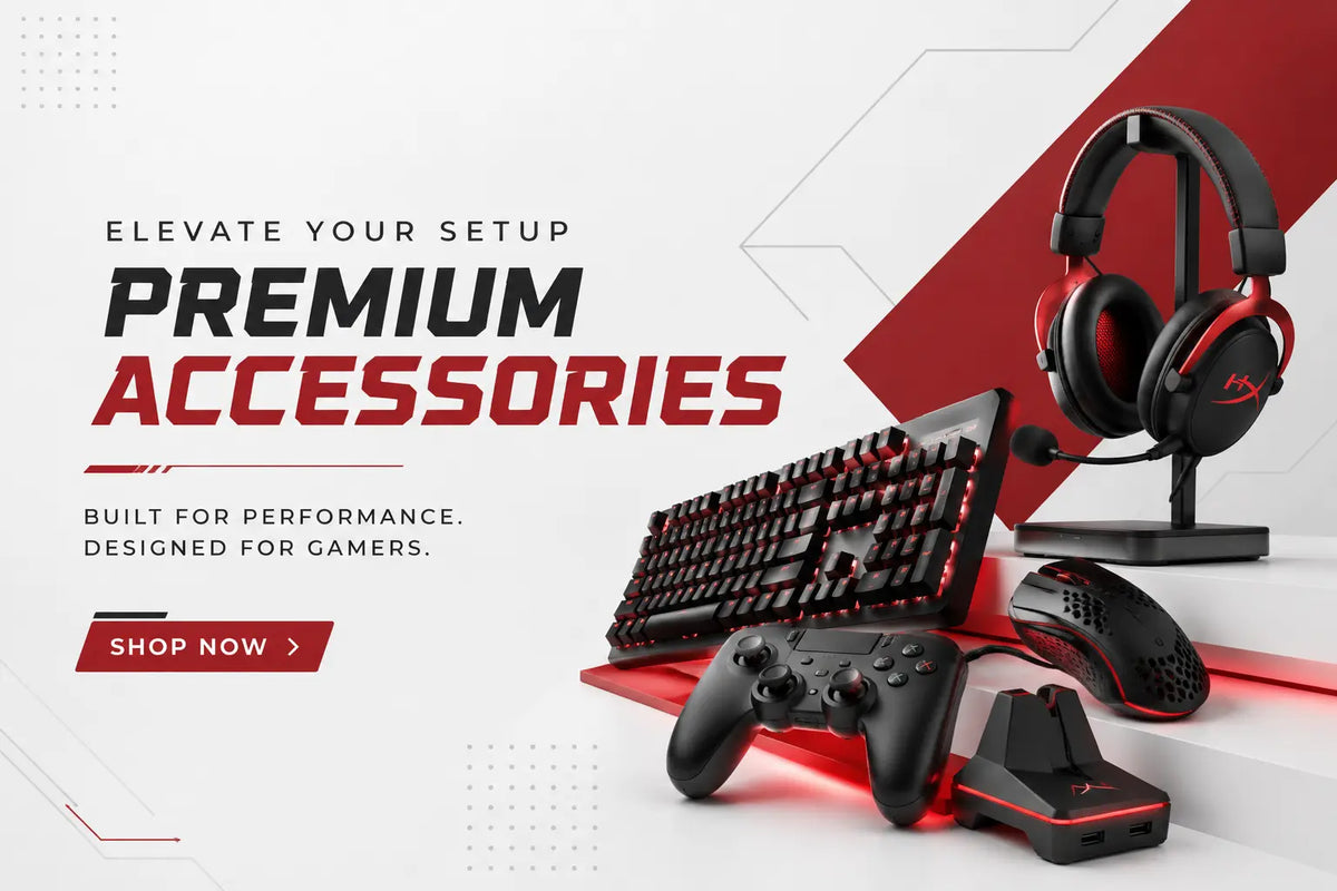 Reboxx Premium Accessories category banner with the text "Premium Accessories" and "Shop Now".