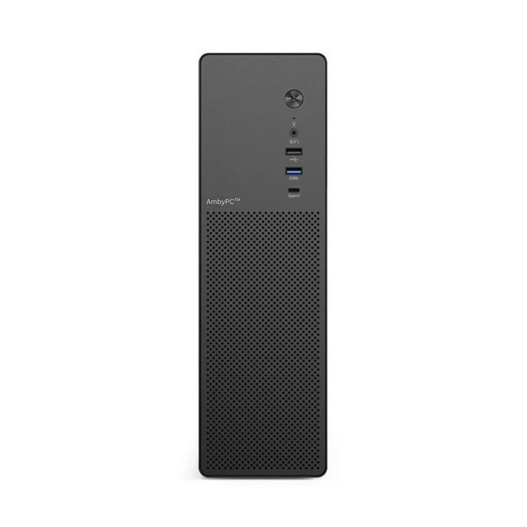 AmbyPC BizDesk Slim SFF Desktop | Intel Core i5 9th Gen | NVMe SSD | Win 11 Pro | Business PC
