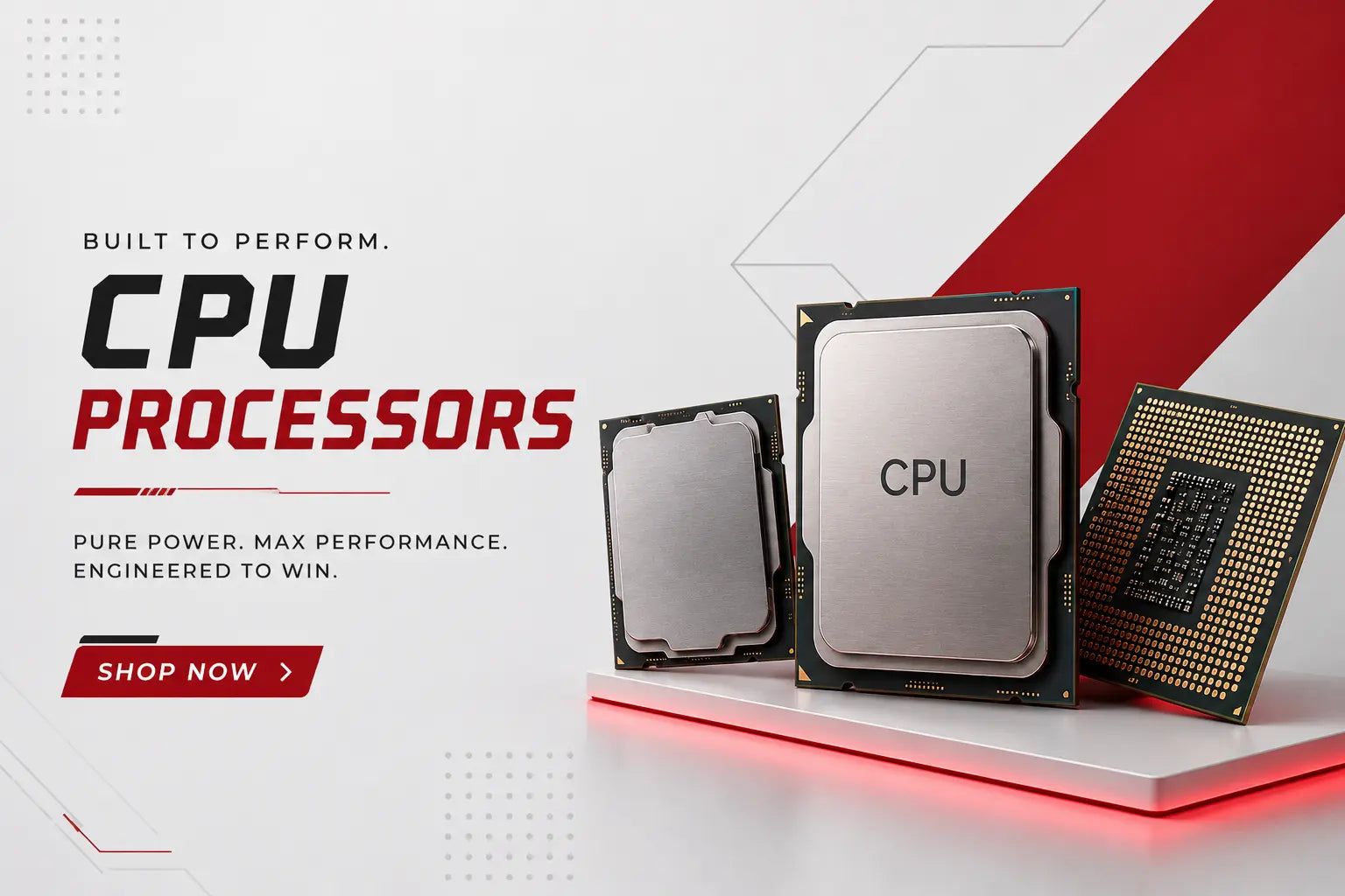 Reboxx CPU Processors category banner with the text "CPU Processors" and "Shop Now".