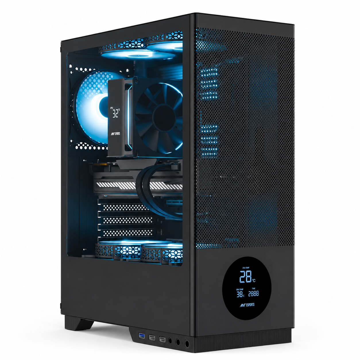 Reboxx Delta Ryzen Gaming PC Mid2 | 4GB RX 550 Graphics | AMD Ryzen 5 5500 | 16GB XPG DDR4 RAM