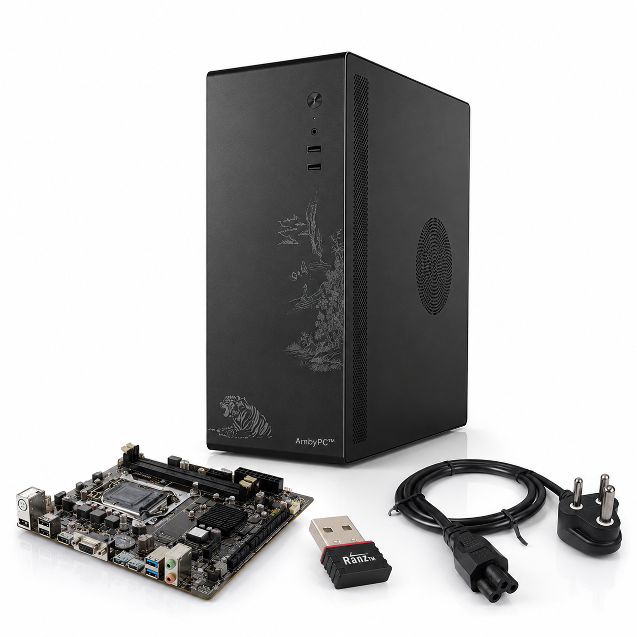 AmbyPC BizDesk Mid Tower SFF Desktop | Intel 6th Gen | H110 Chipset | Win 10 Pro | Business PC