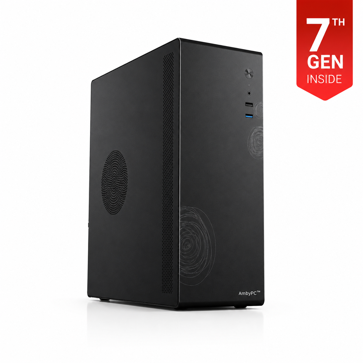 AmbyPC BizDesk Mid Tower SFF Desktop | Intel Core i3 7th Gen | DDR4 | Win 11 Pro | Business PC
