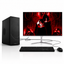 PowerX N100 Slim Small Form Factor (SFF) Desktop PC Full Set | Intel 9th Gen Processor | 21.5" Full HD Frameless Monitor | USB 3.0 | HDMI | Windows 11 Pro | Business PC | New