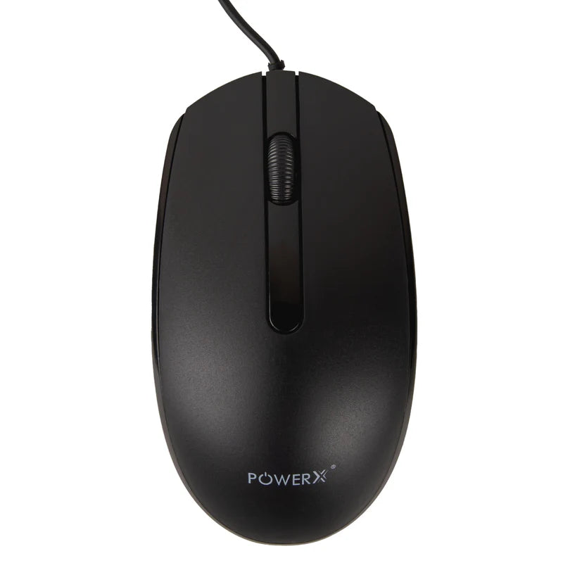 POWERX CHOCOBYTE-1000 USB Wired Keyboard Mouse Combo | 104 Keys | USB Wired Combo