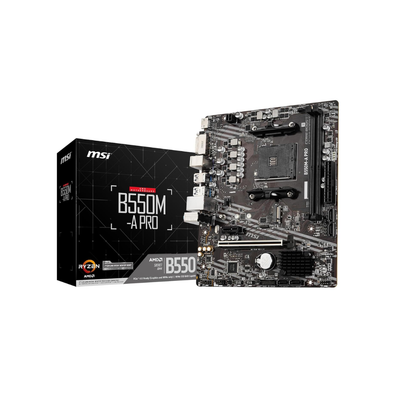 MSI B550M-A PRO Motherboard | AMD B550 Chipset | DDR4 Memory | PCIe Gen4 Support