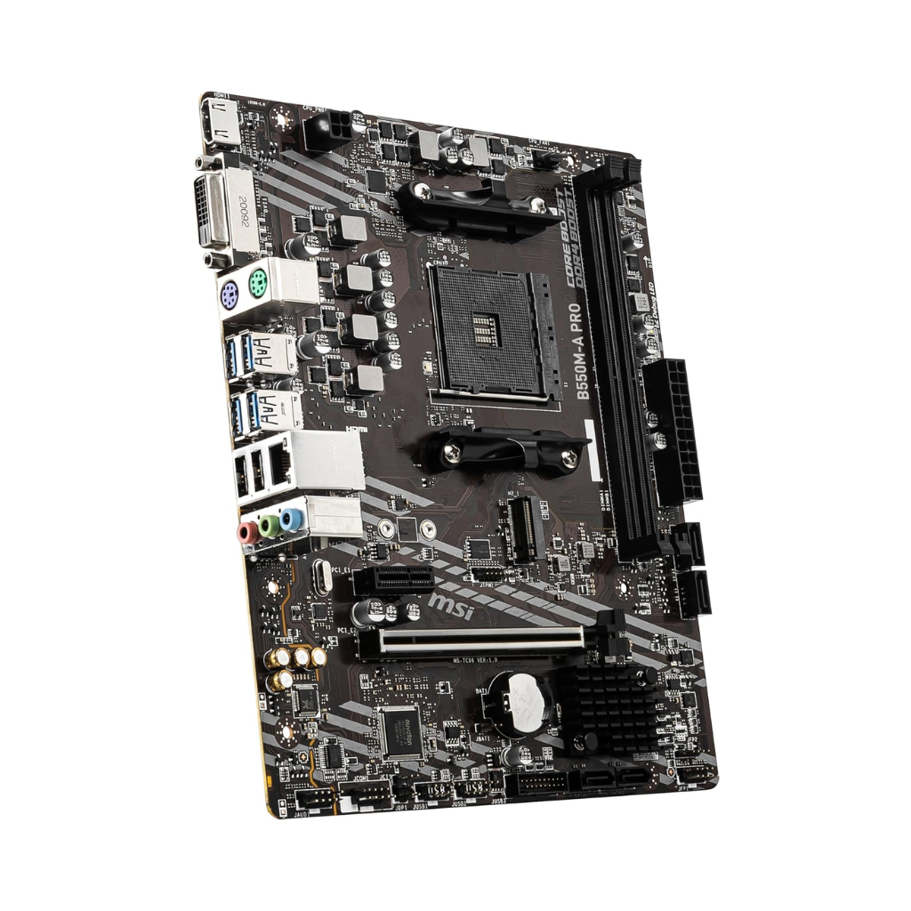 MSI B550M-A PRO Motherboard | AMD B550 Chipset | DDR4 Memory | PCIe Gen4 Support