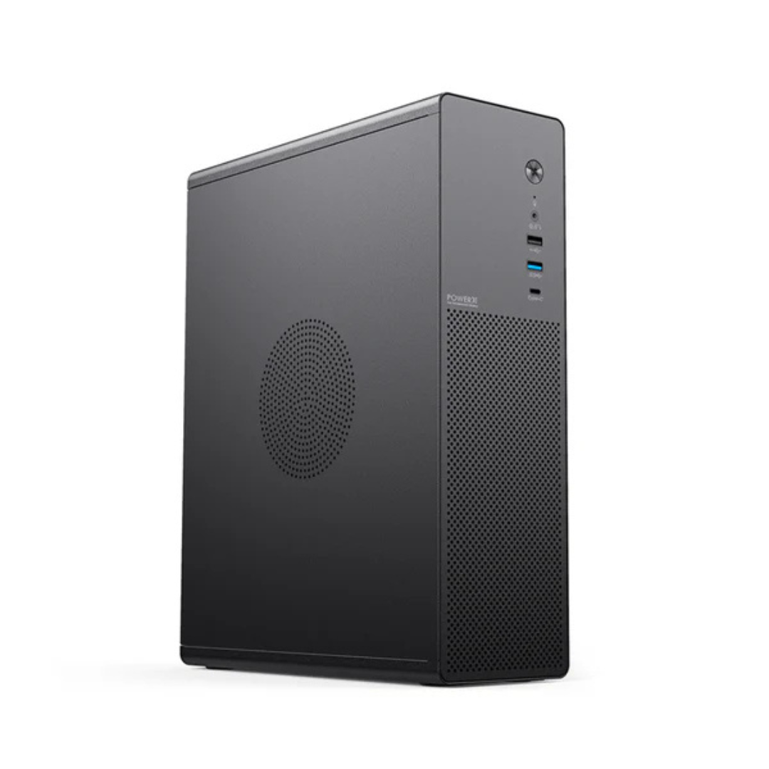 PowerX N100 Slim SFF Desktop Full Set | Intel Core i5 6th Gen | 21.5" FHD Frameless Monitor | Win 11 Pro | Business PC