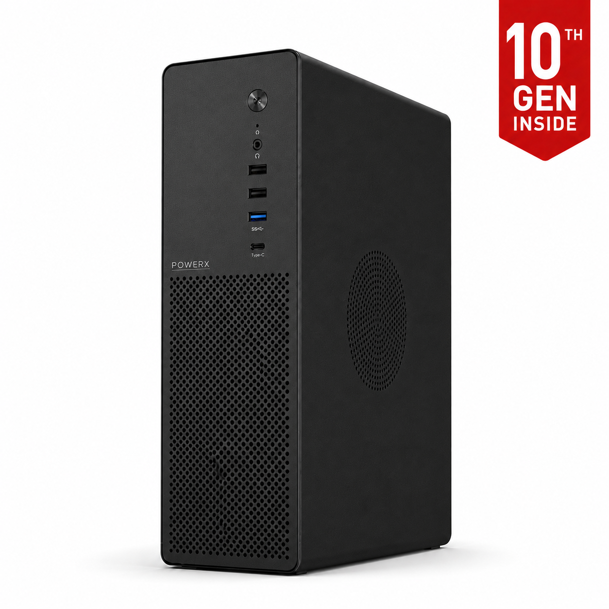 PowerX N100 Ultra SFF Desktop | i5 10th Gen | DDR4 | NVMe SSD | Windows 11 Pro | Business Desktop