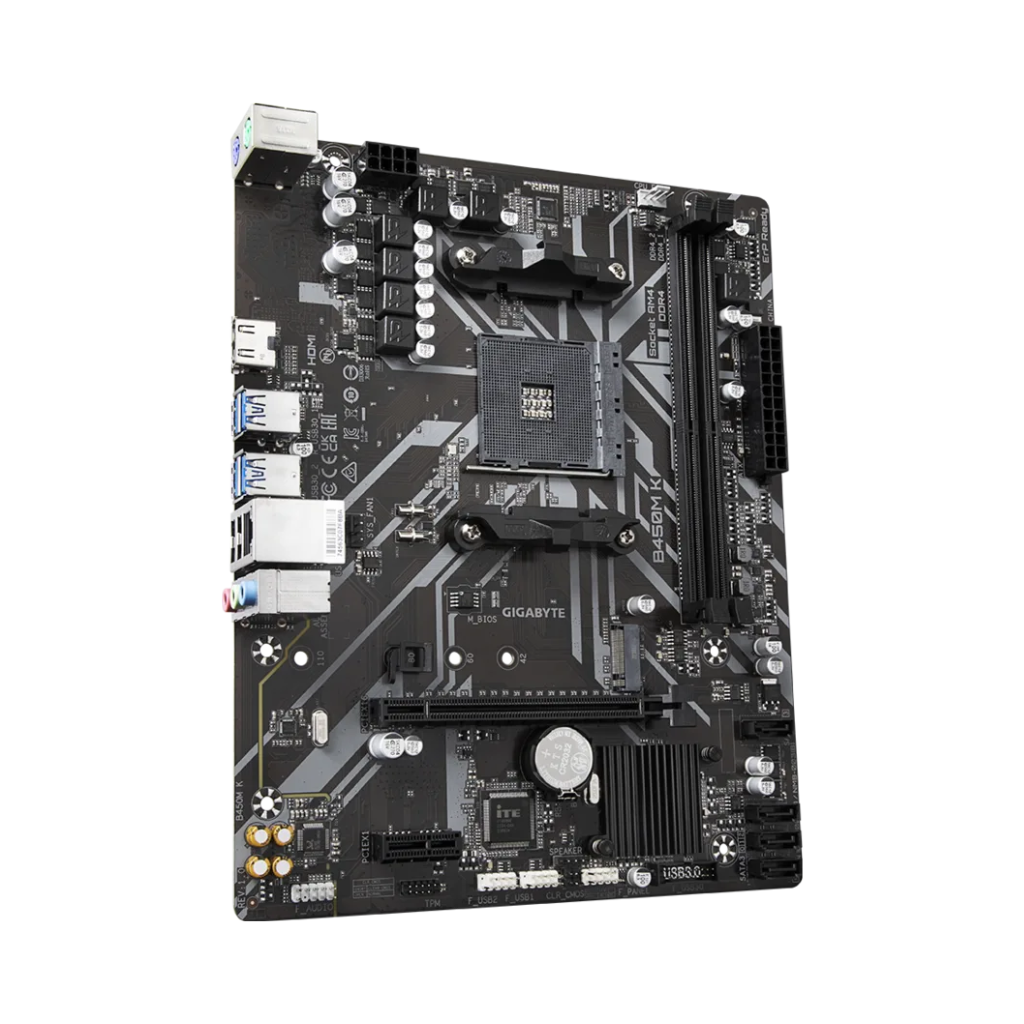Gigabyte B450M K Motherboard | AMD AM4 Micro-ATX | DDR4 Gaming Motherboard