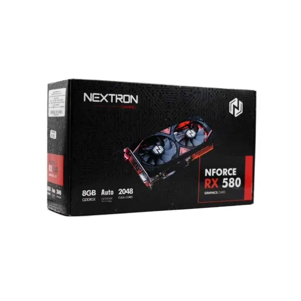 Nextron AMD Radeon RX 580 8GB GDDR5 Graphics Card | RX580 Gaming GPU | 8GB DDR5