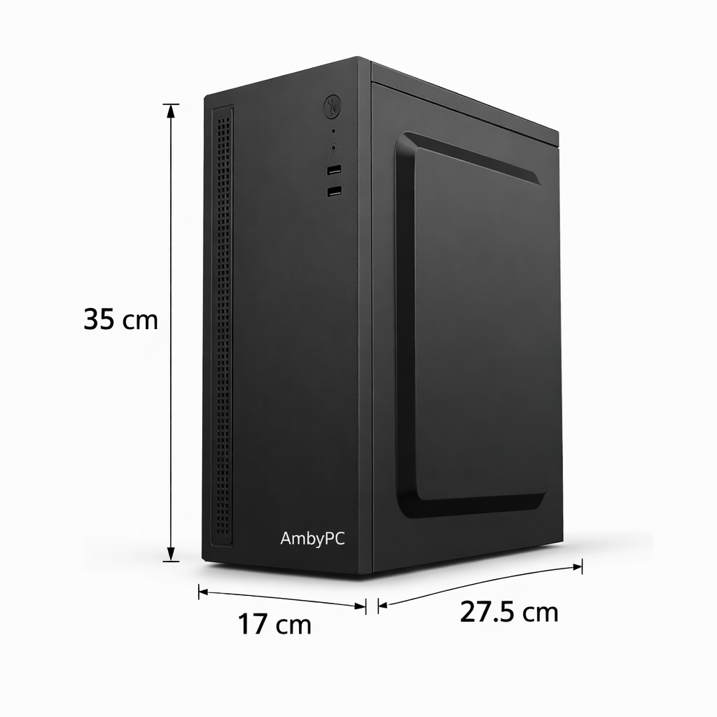 AmbyPC BizDesk 2i0 Mid Tower SFF Desktop | DDR3 | Win 10 Pro | Business PC