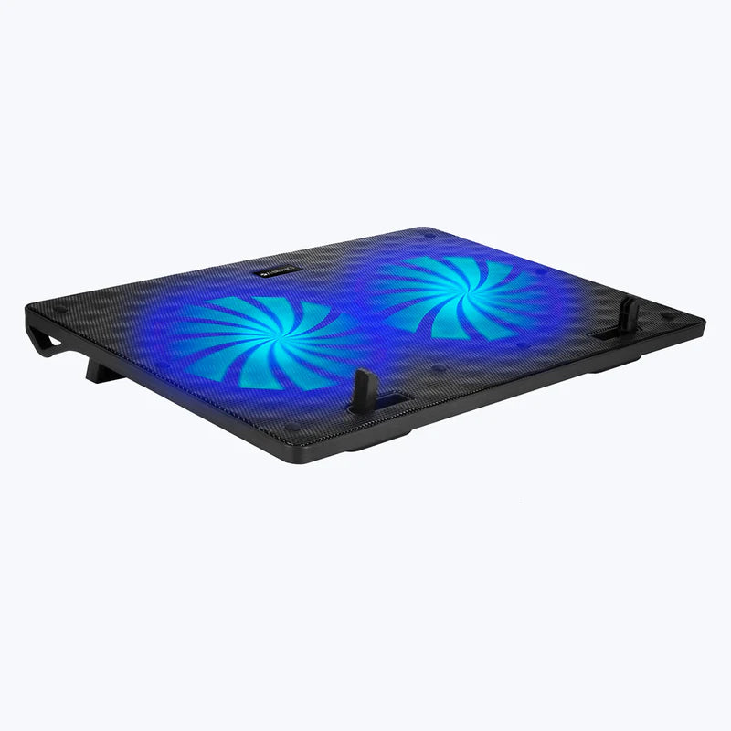 Zebronics ZEB-NC3300 Laptop Cooling Pad | Dual 120mm Fans | Blue LED Cooling Stand